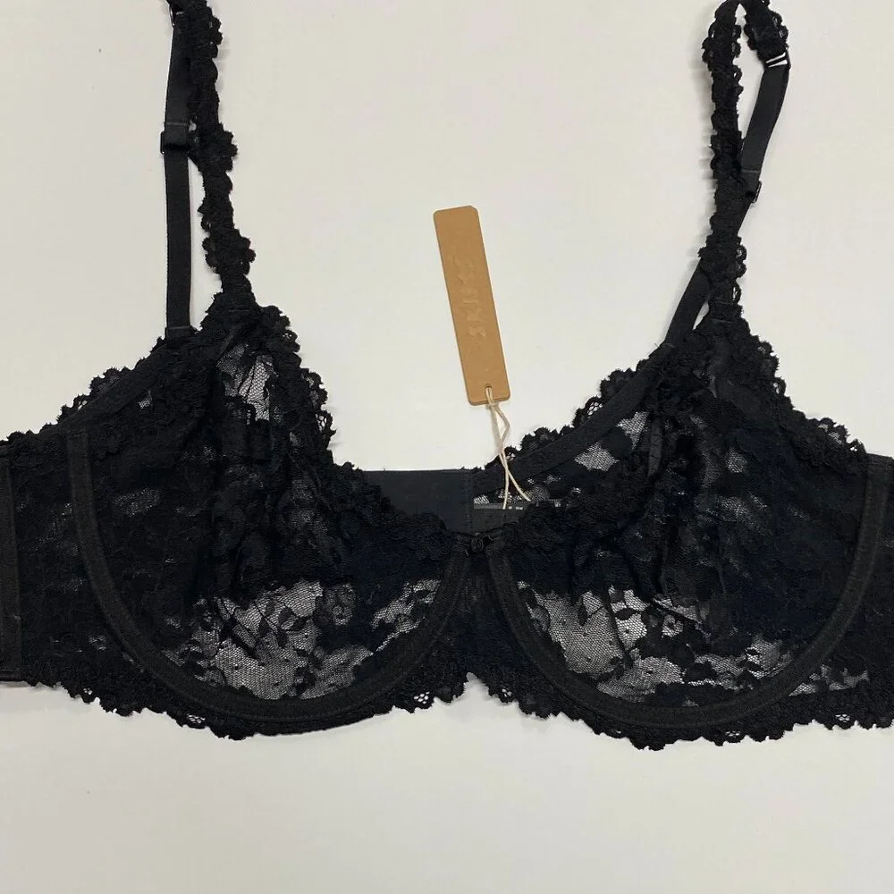 NWT! SKIMS Stretch Lace IntImates Underwire Scoop Bra Size Multiple Sizes - Picture 2 of 2
